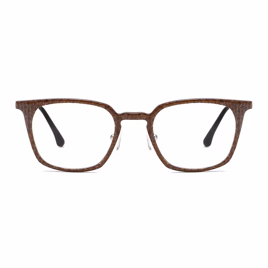 Monture optique en fibre de carbone ultralégère et résistante avec branches en titane