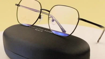Cadres optiques de branches de lunettes d'acétate de titane de lunettes de demi-cercle